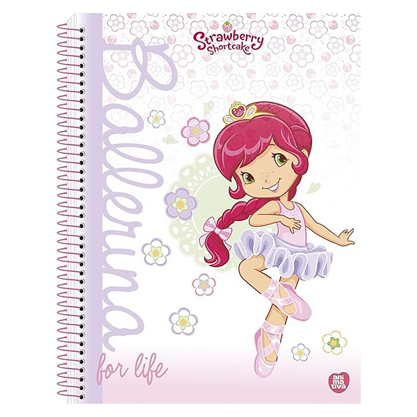 Caderno Espiral Cd Moranguinho 10Mat/160fls Animativa