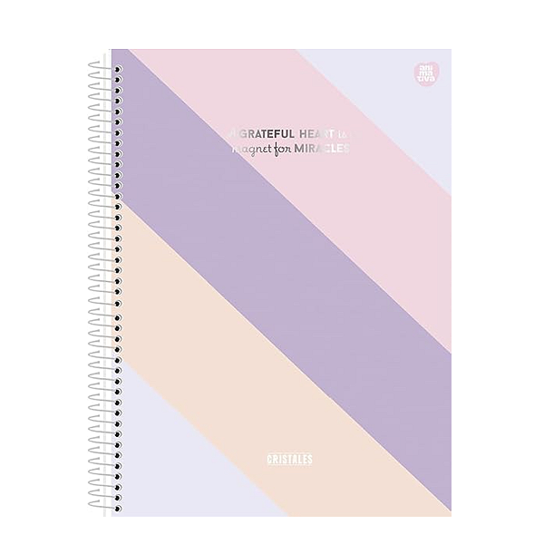 Caderno Espiral Cd Cristales 15Mat/240fls Animativa