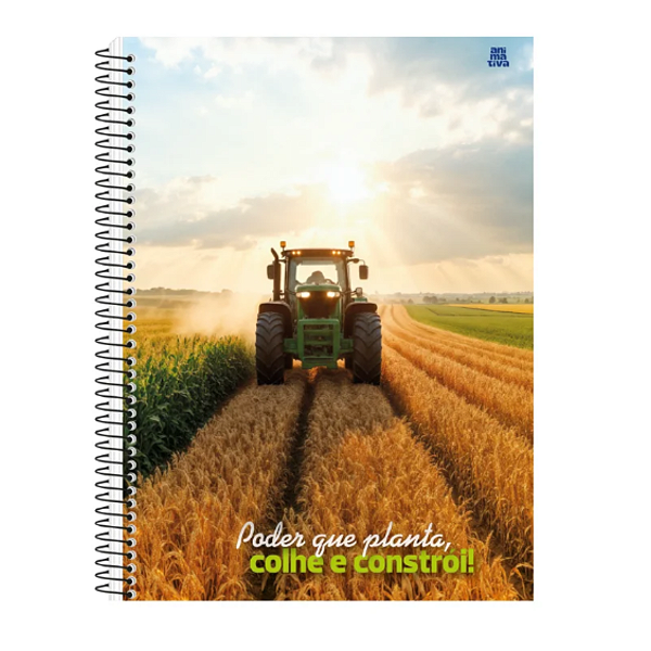 Caderno Espiral Cd 10Mat/160fls Agroforte Animativa