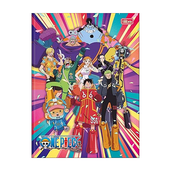 Caderno Brochurão Capa dura One Piece 80fls Tilibra