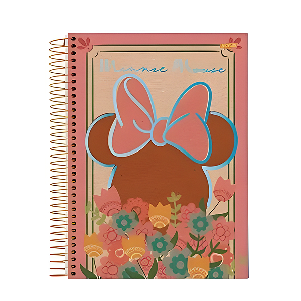 Caderno Espiral Cd Mickey e Minnie 10Mat/160fls Animativa