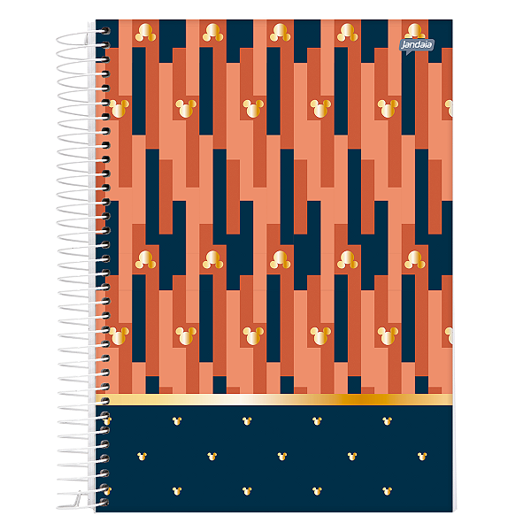 Caderno Espiral Capa dura Mickey Arts Office 10Mat/160fls Jandaia