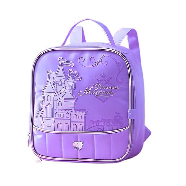 Lancheira Térmica Infantil Princesas Magicas Lilás Clio