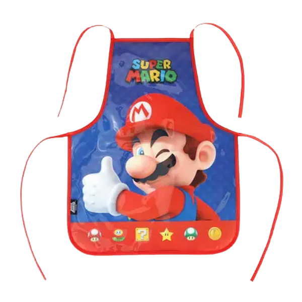 Avental Infantil Super Mario Maxlog