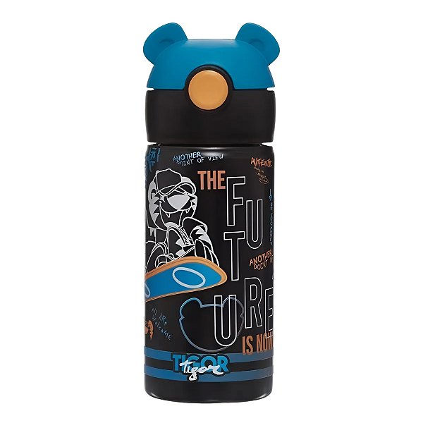 Garrafa Térmica Com Canudo Tigor 420ml REF7772973 Pacific