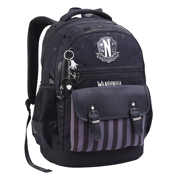 Mochila de Costas Wandinha Preto MJ43797 Seanite