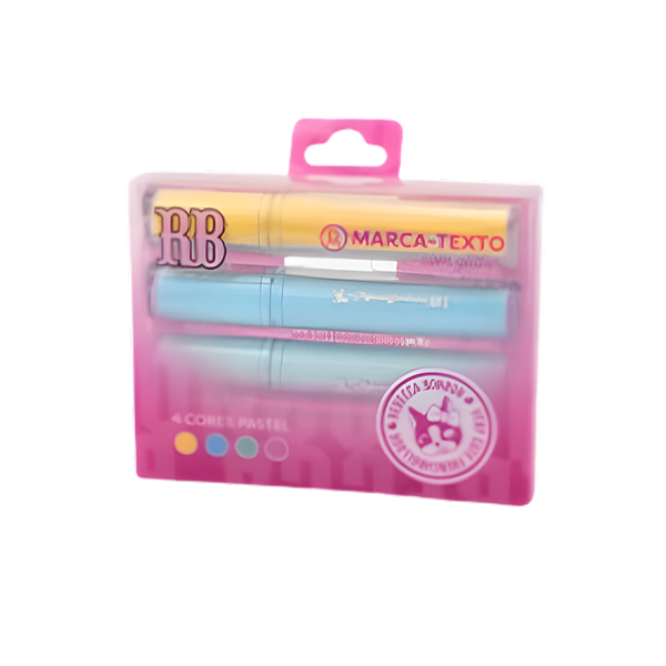 Marca texto Rebecca bonbon com glitter RB1406 Skypaper