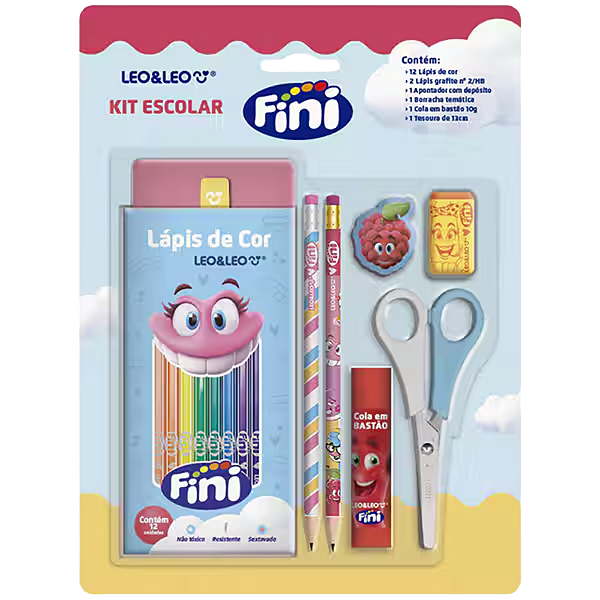 Kit Escolar Fini Leoleo