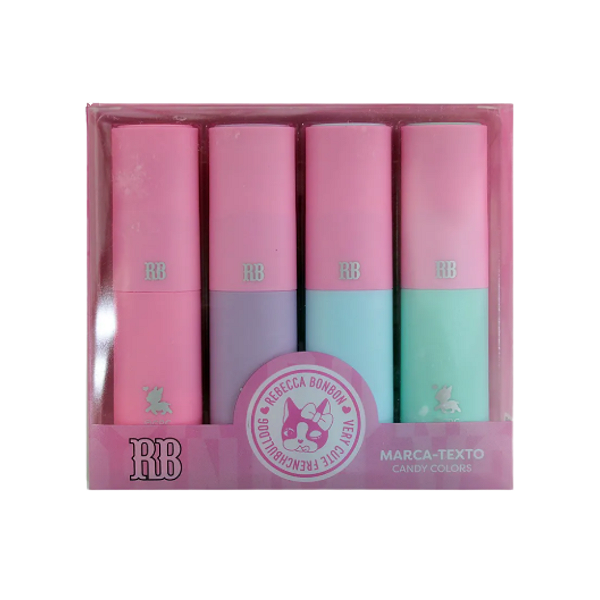 Marca Texto Rebecca Bonbon Soft C/4uni Skypaper