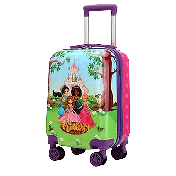 Mala com rodinha infantil Friends Princesas Roxa Skeet