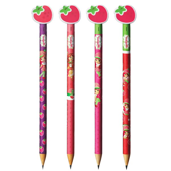 Lápis Preto HB C/Borracha Moranguinho Skypaper