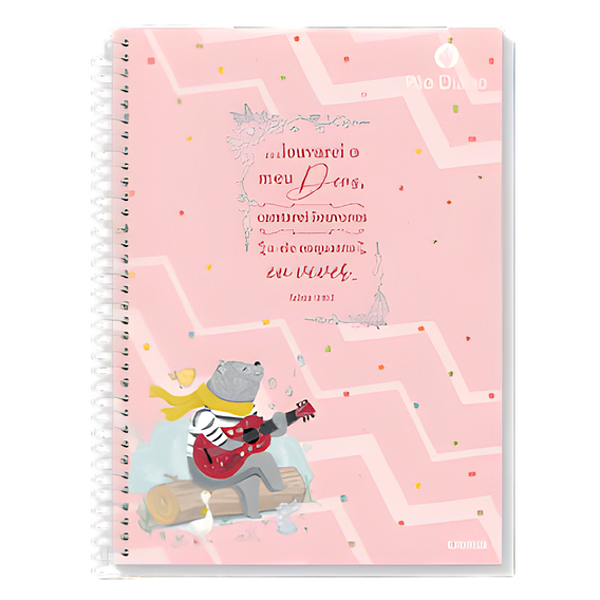 Caderno Espiral Capa dura Universitário 10mat/160fls Pão Diário Credeal