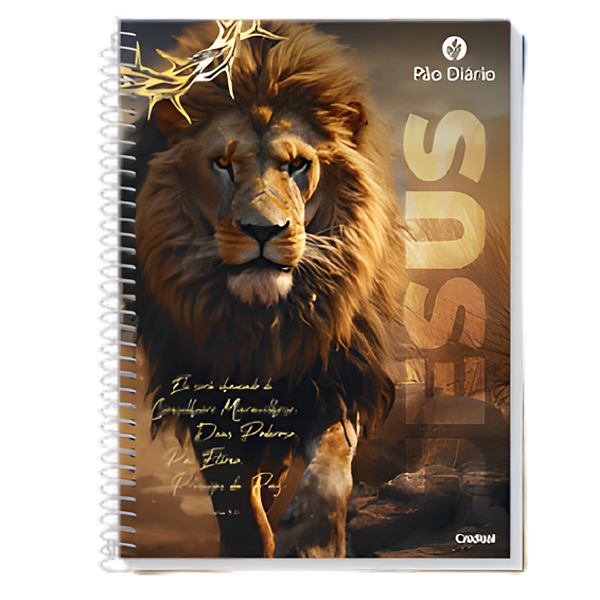 Caderno Espiral Cd Universitário 10mat/160fls Pão Diário Credeal