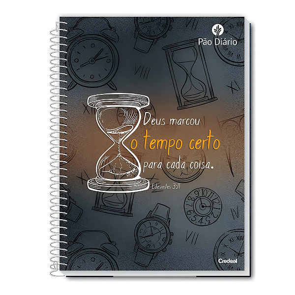Caderno Espiral Cd Pão Diário 10Mat/160fls Credeal