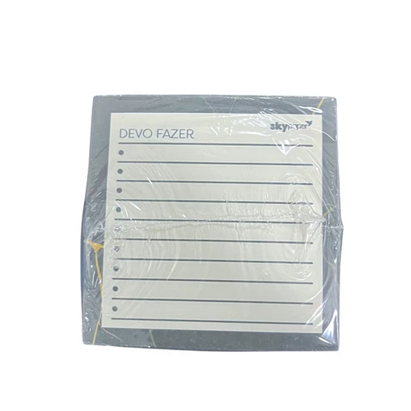 Bloco de Anotação Black Gold 1000fls 70X70MM Skypaper