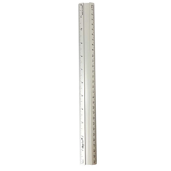 Régua 30cm Alumínio Skypaper