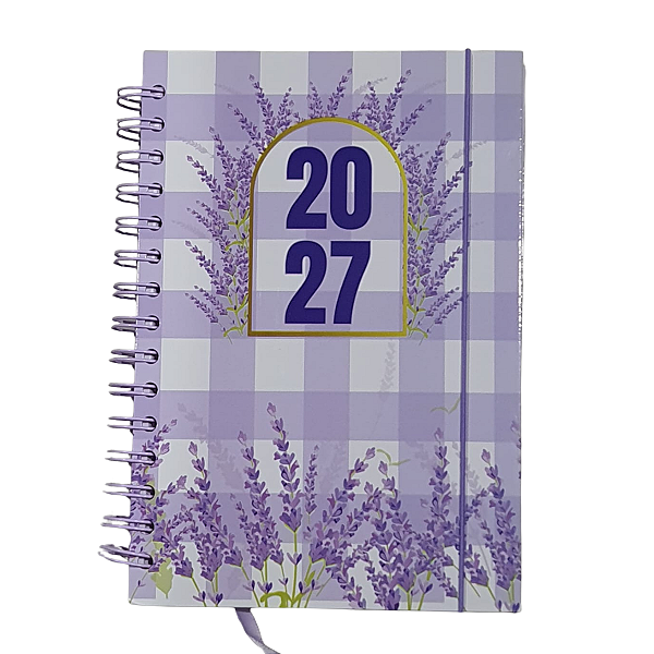 Agenda Lilás 14.5X21Cm 336 FLS 2027 Amigold