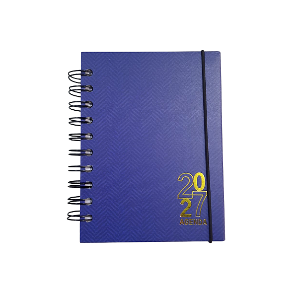Agenda Espiral Capa dura 1/4 AG27049 168 Folhas Interponte