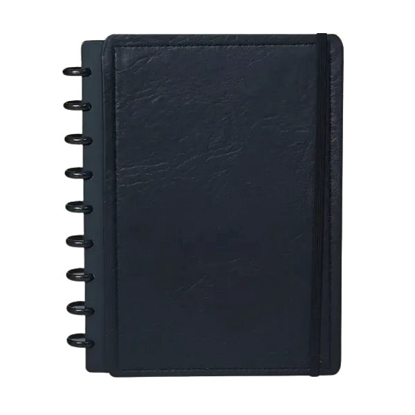 Caderno Capa dura Inteligente M Black Disko