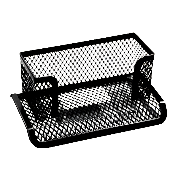 Organizador Metal Preto Porta Cartãoo De Visita Sutt