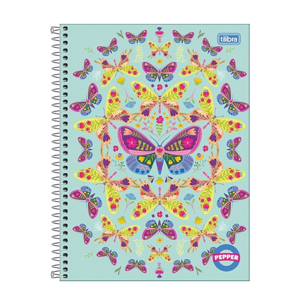 Caderno Espiral Cd Pequeno 1/4 Pepper Fem 80fls Tilibra