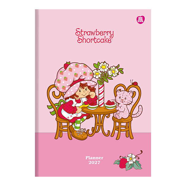 Planner Grampeado Capa Flexível Moranguinho 2027 Animativa