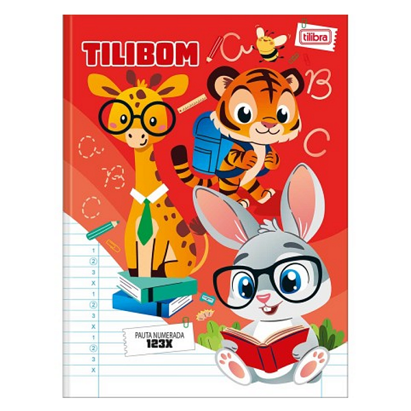 Caderno Brochurão Capa dura Tilbom 80fls Tilibra