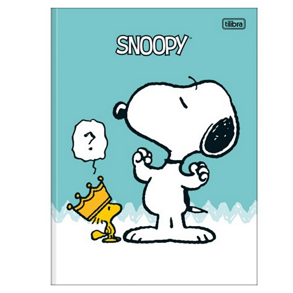 Caderno Brochurão Capa dura Snoopy 80 Folhas Tilibra