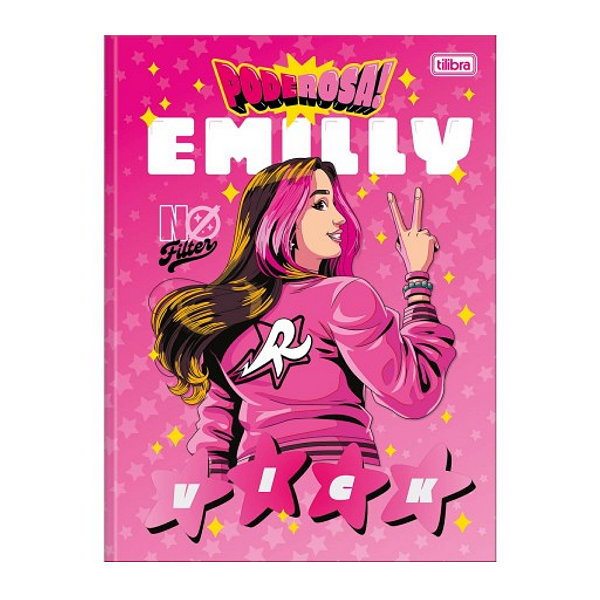 Caderno Brochurão Cd Emily Vick 80 Folhas Tilibra