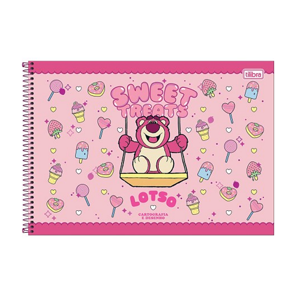 Caderno Cartografia/Desenho Lotso 80fls Tilibra
