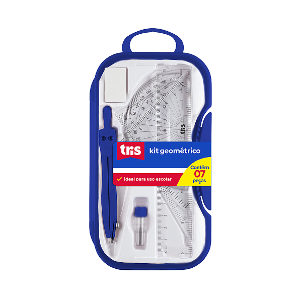Kit geométrico 07 Peças Tris