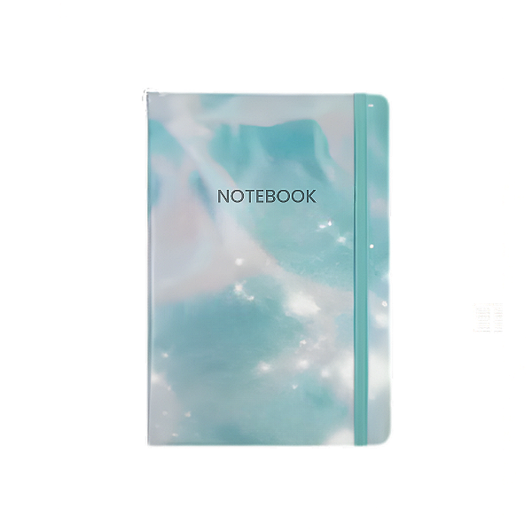Caderno Costurado A6 Holográfico 80 folhas Skypaper