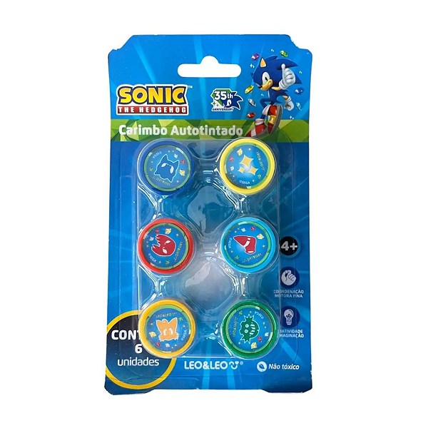 Carimbo Autotintado Sonic Blister C/6uni LEOLEO