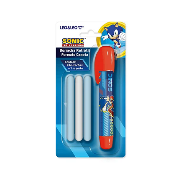 Caneta Borracha Sonic LEOLEO