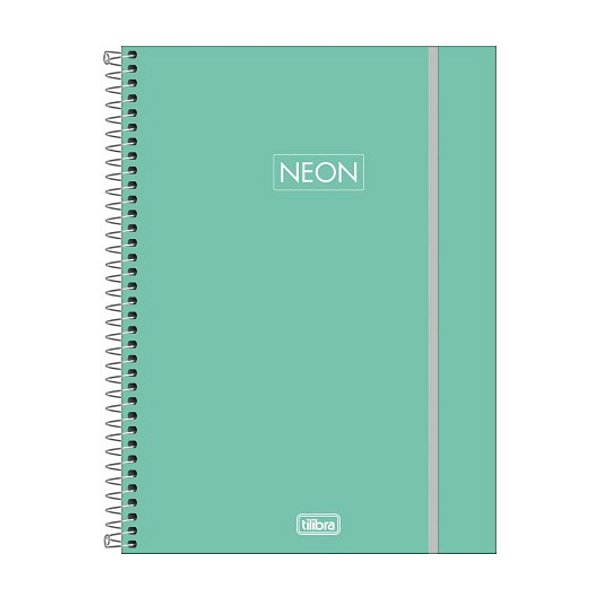 Caderno Universitário Espiral NEON FEM 10mat/160fls Tilibra