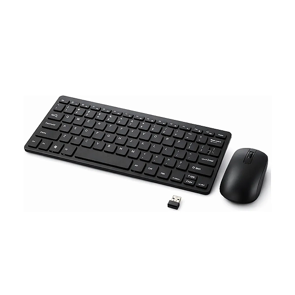 Kit Teclado E Mouse Flat Design S/Fio Mbtech