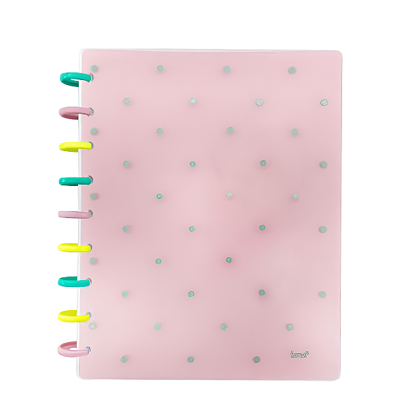 Caderno Disco Enjoy Capa Flex 01Mat/80fls BRW