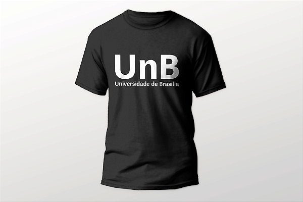 Camiseta Preta Básica - UnB