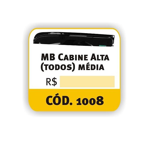 CALHA MB 1113 MÉDIA CABINE ALTA TODOS - FUMÊ