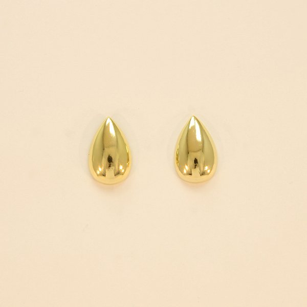 Brinco Gota Folheado a Ouro 18k