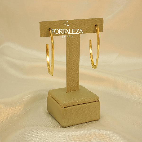 Brinco Argola Banhado a Ouro 18k