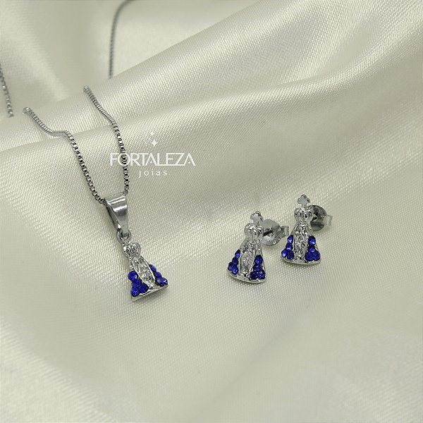 Conjunto Nossa Senhora Aparecida Banhado a Ouro Branco