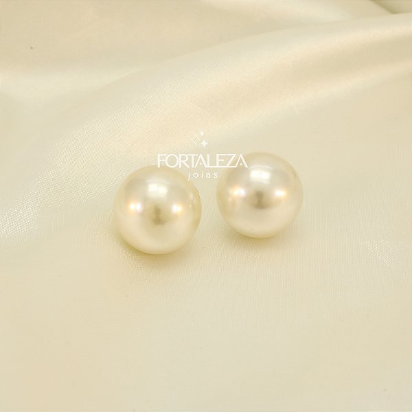 Brinco de Pérola Banhado a Ouro 18k