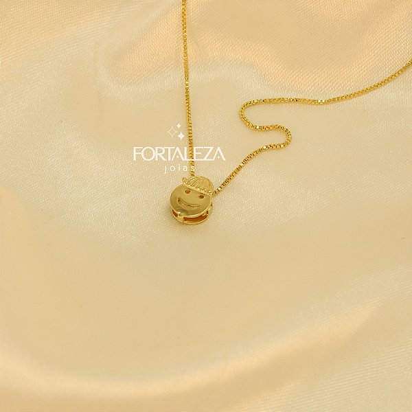 Gargantilha Menino Banhado a Ouro 18k