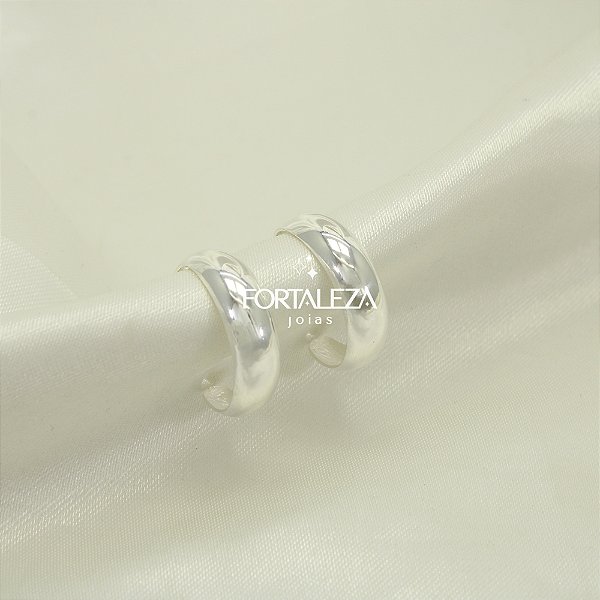 Brinco Argola Banhado a Prata