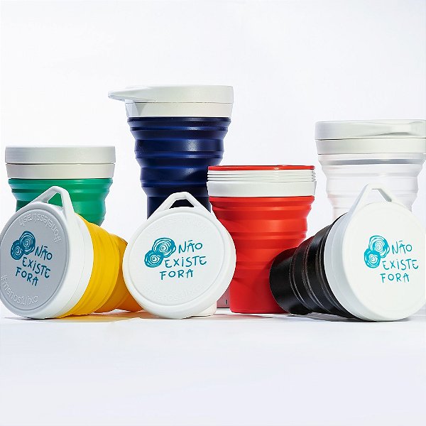 Copo de Silicone Retrátil