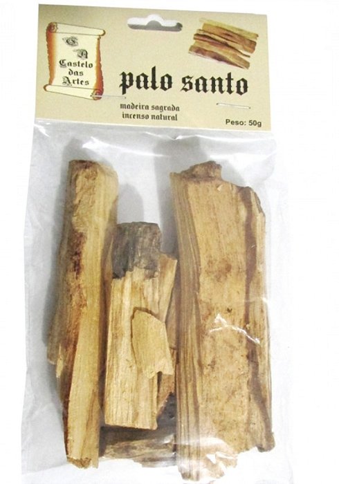 INCENSO MADEIRA SAGRADA DO PERÚ PALO SANTO 100% NATURAL - 50 GR
