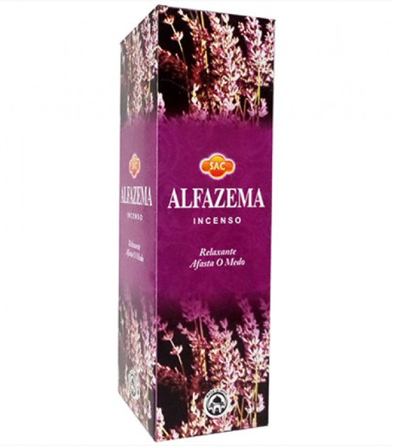 ALFAZEMA - INCENSO INDIANO SAC (RELAXANTE, AFASTA O MEDO)