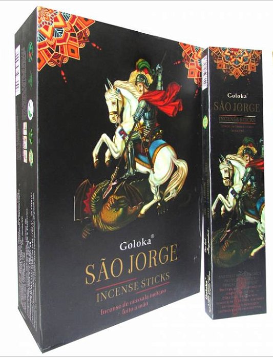 GOLOKA SÃO JORGE - INCENSO INDIANO DE MASSALA