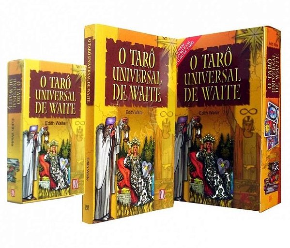 Tarô universal de waite + baralho com 78 cartas